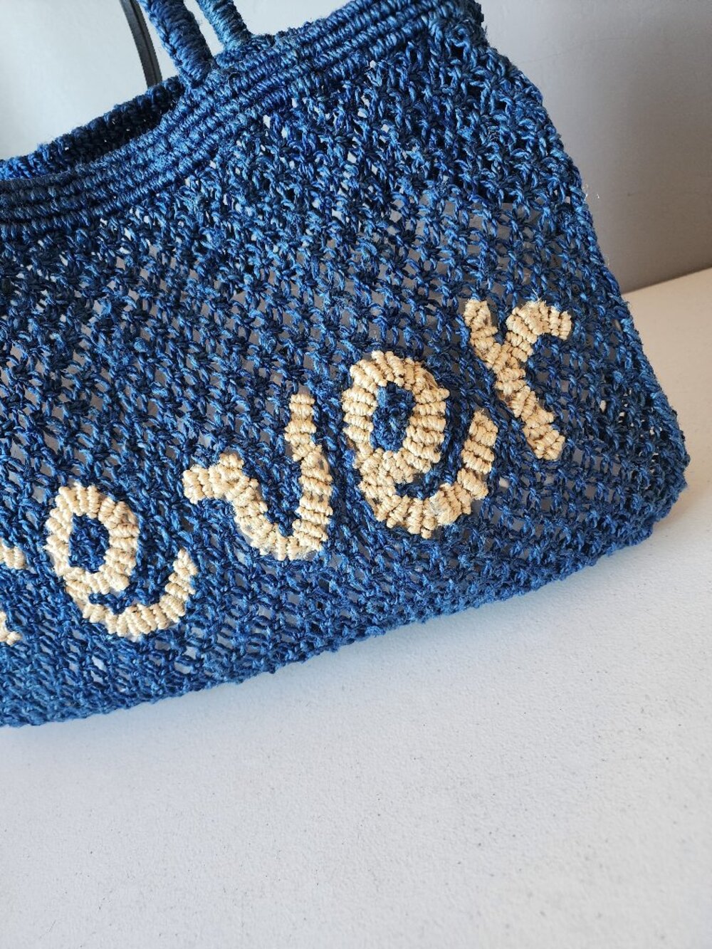 The Jacksons Woven Tote "EUC" - Picture 3 of 16